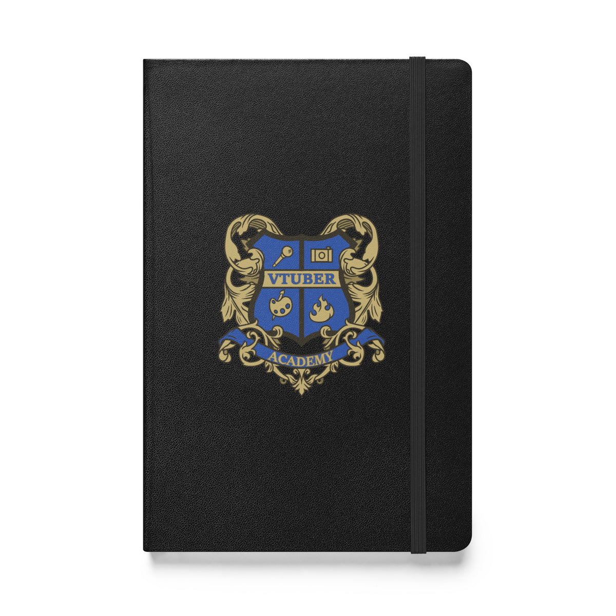 VTuber Academy Studio - Anime/Manga Academy Crest - Hardcover bound notebook