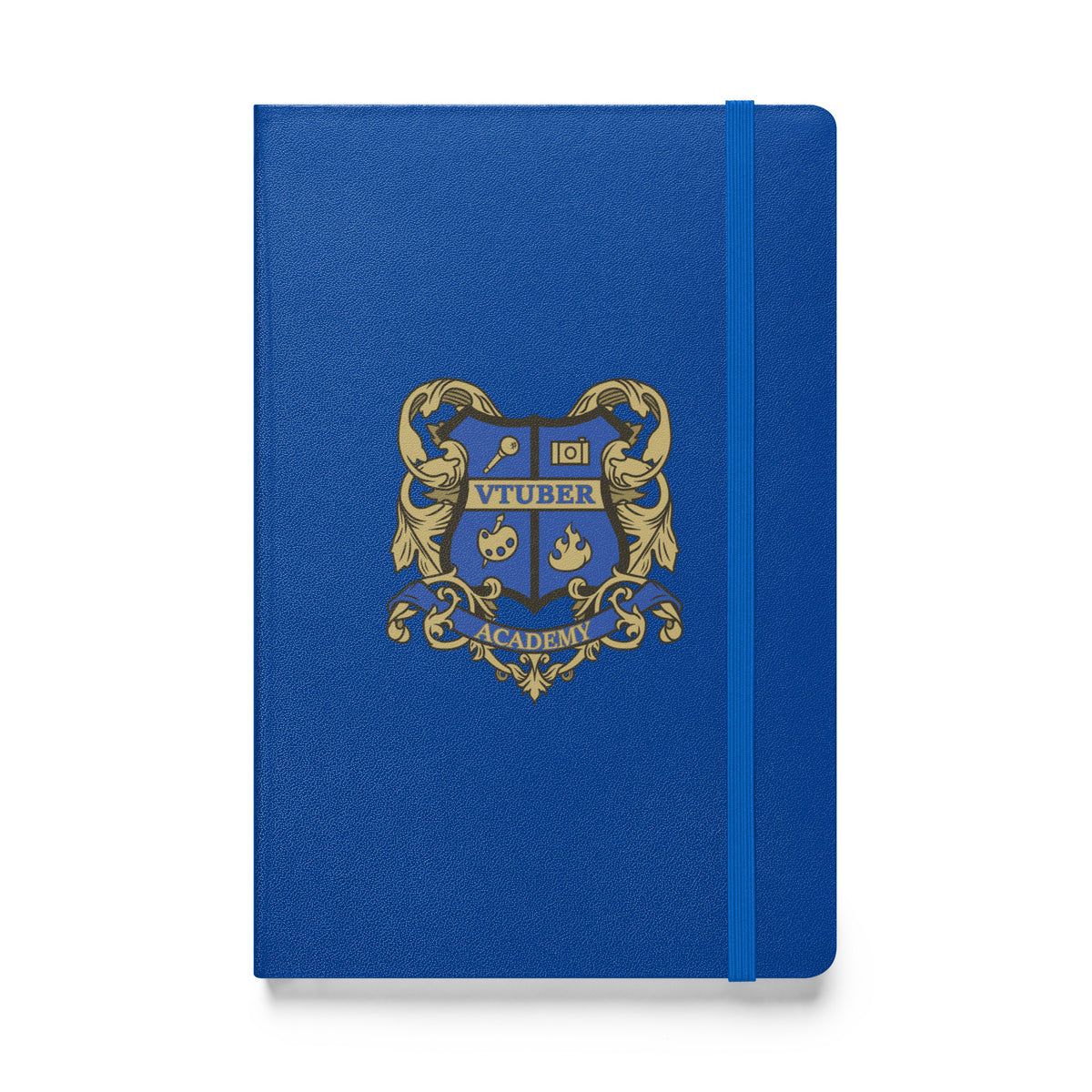 VTuber Academy Studio - Anime/Manga Academy Crest - Hardcover bound notebook