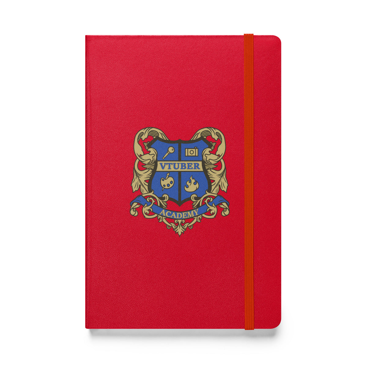 VTuber Academy Studio - Anime/Manga Academy Crest - Hardcover bound notebook