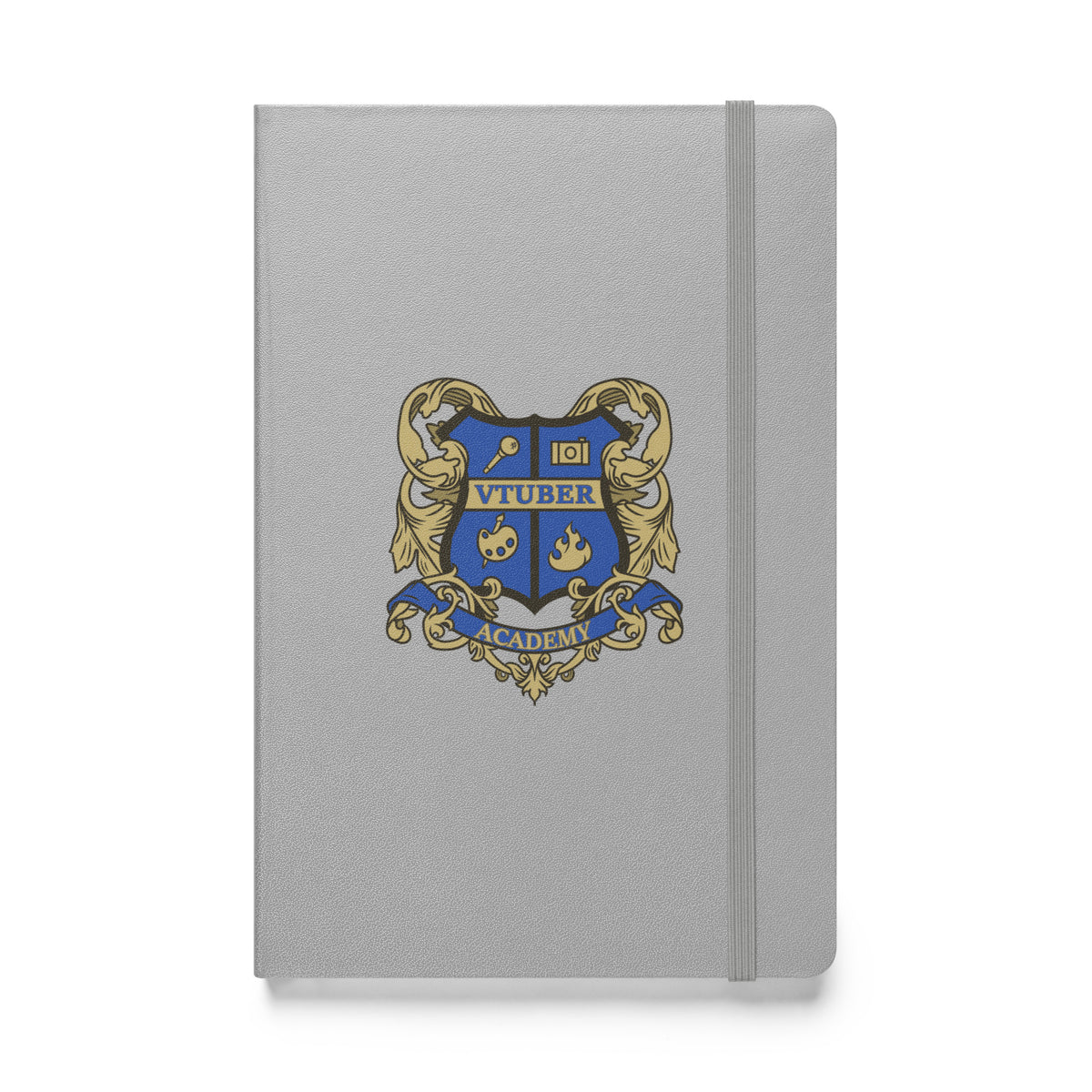 VTuber Academy Studio - Anime/Manga Academy Crest - Hardcover bound notebook